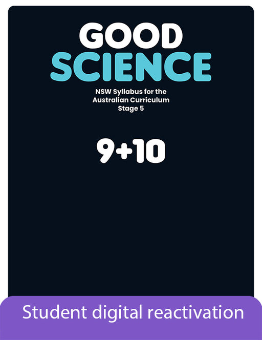 Good Science NSW Syllabus Stage 5 Student Book 2-Year Reactivation Code