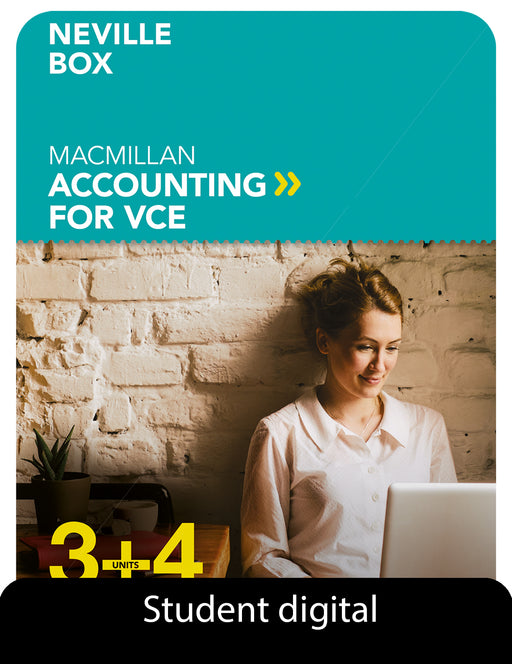 Macmillan Accounting VCE Units 3&4 6E Student Digital access