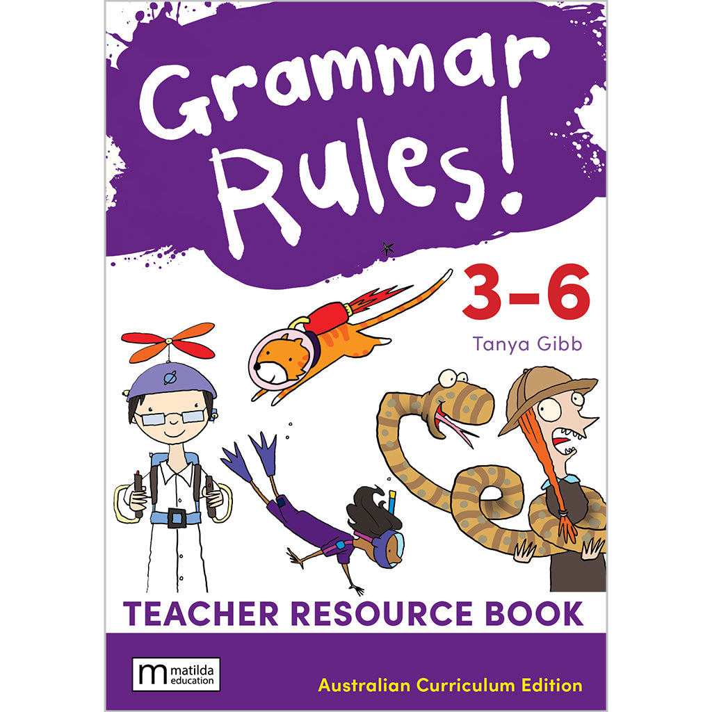 Grammar Rules! 3-6 Australian Curriculum Teacher Book + Digital Download, 3e