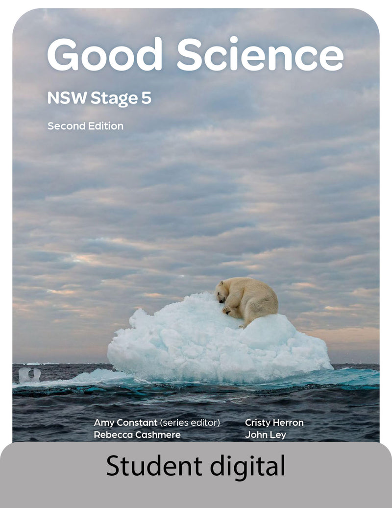 Good Science NSW Stage 5 2e Student Digital Access Code (for the new NSW 7-10 Science syllabus)