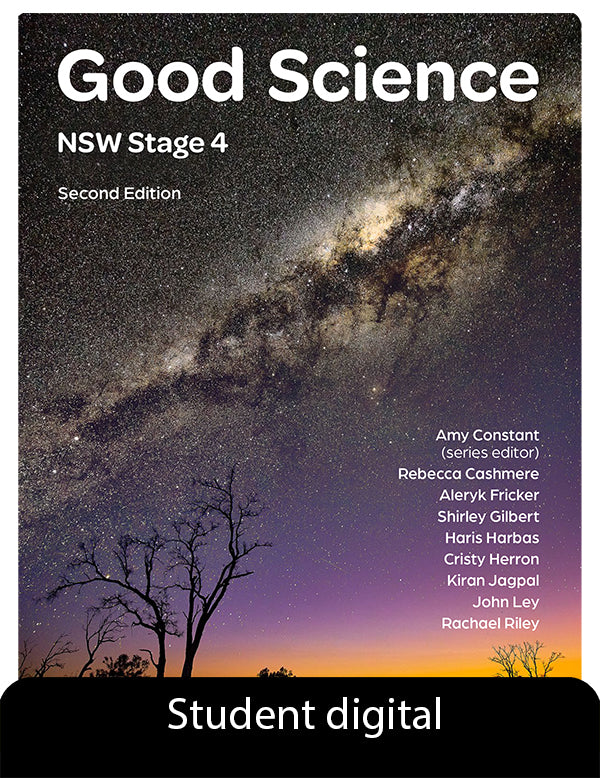 Good Science NSW Stage 4 2e Student Digital Access Code (for the new NSW 7-10 Science syllabus)