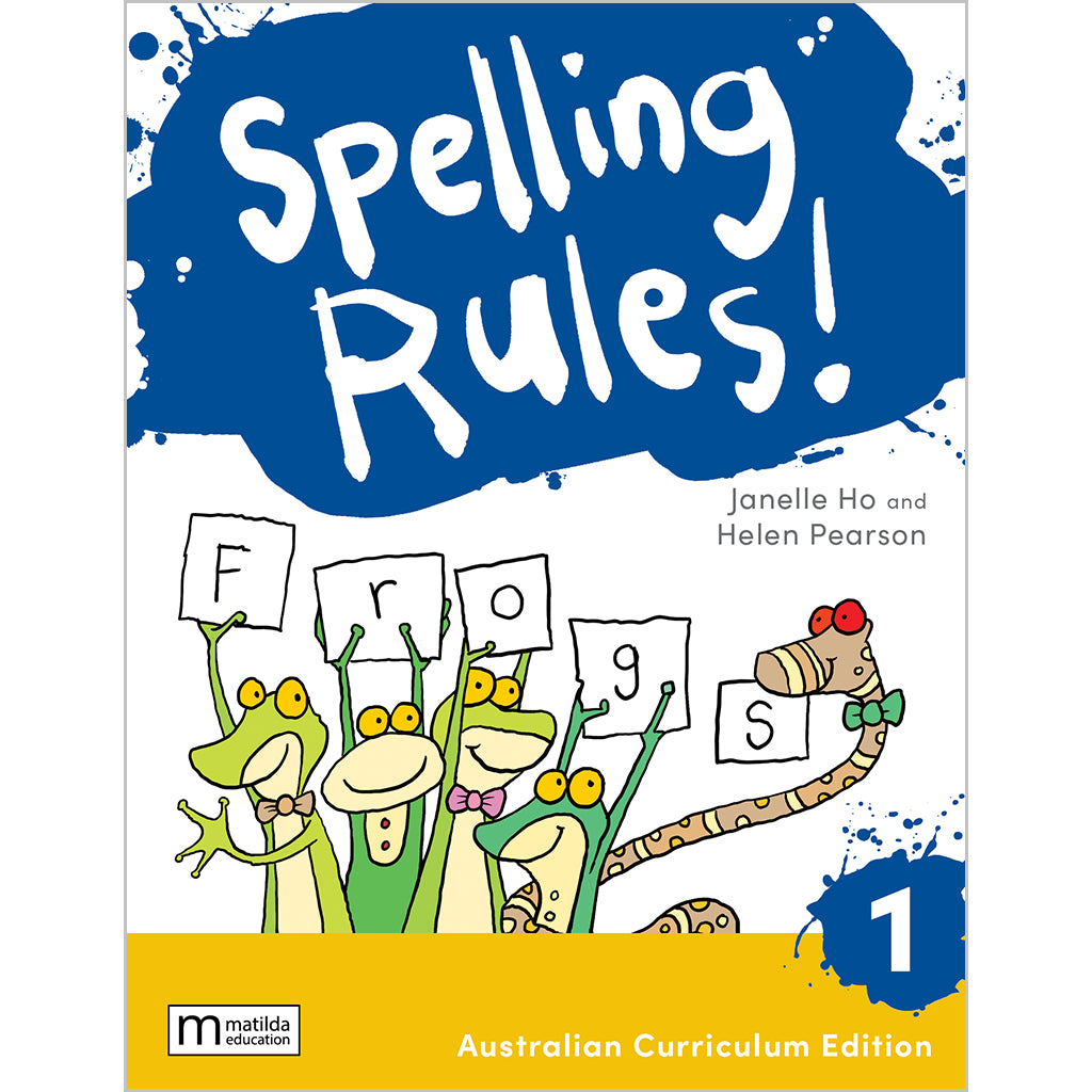 Spelling Rules! 1 Australian Curriculum, 3e
