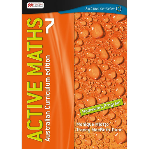Active Maths Australian Curriculum 7 Student Homework Book