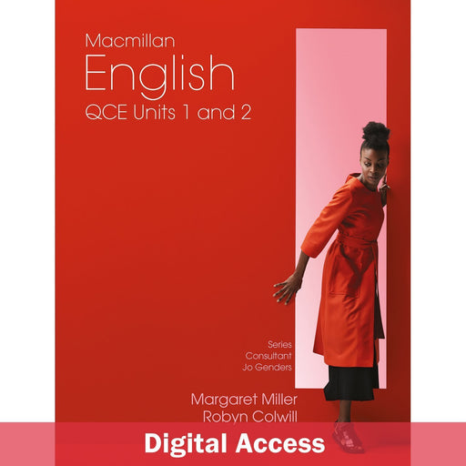 Macmillan English QCE Units 1&2 Student Digital access