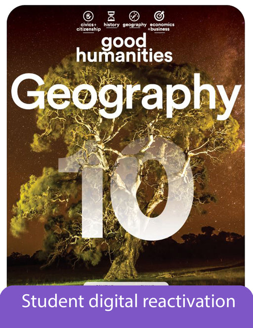 Good Geography 10  Student Book Digital 1-year Reactivation Code