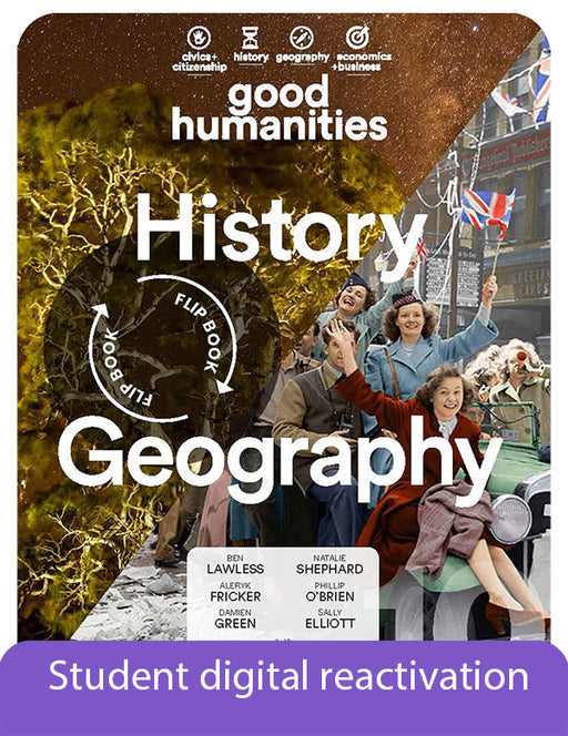 Good Humanities 10 Student Book Digital 1-year Reactivation Code